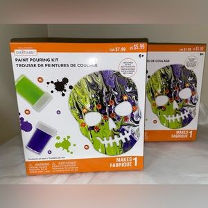 Creatology Skull Paint Pouring Art Kits